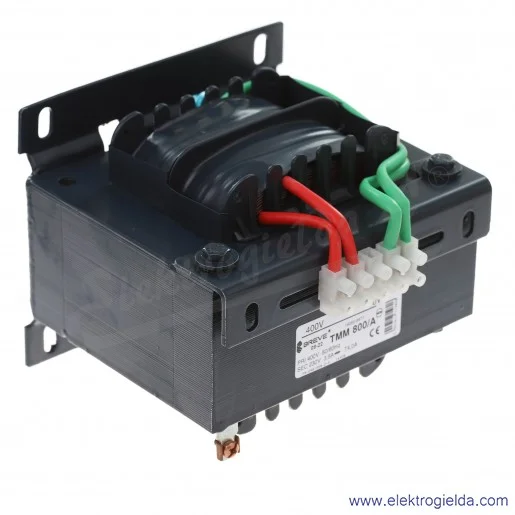 Transformator separacyjny jednofazowy otwarty TMM800 400/230V
Transformator separacyjny jednofazowy otwarty TMM800 400/230V