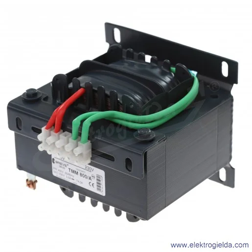 Transformator separacyjny jednofazowy otwarty TMM800 400/230V
Transformator separacyjny jednofazowy otwarty TMM800 400/230V