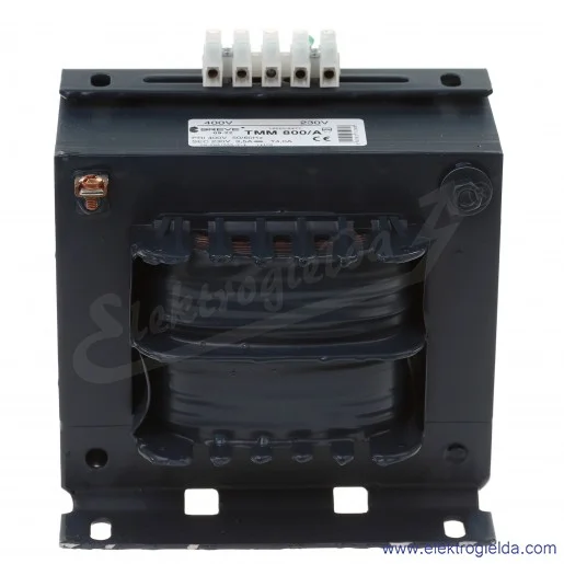 Transformator separacyjny jednofazowy otwarty TMM800 400/230V
Transformator separacyjny jednofazowy otwarty TMM800 400/230V