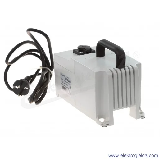 Transformator jednofazowy 16124-9998, PFS250 220/24V, przenośny, w obudowie, IP44
 Transformator jednofazowy 16124-9998, PFS250 220/24V, przenośny, w obudowie, IP44