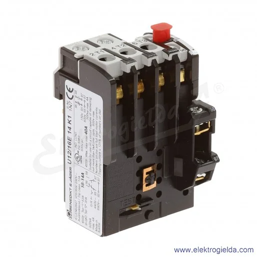 Przekaźnik termiczny U12/16E 14 K1 10-14 A Przekaźnik termiczny U12/16E 14 K1 10-14 A