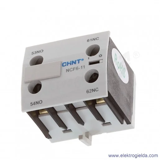 Styki pomocnicze 248803, NCF6-11 Styki pomocnicze do stycznika serii NC6 Styki pomocnicze 248803, NCF6-11 Styki pomocnicze do stycznika serii NC6