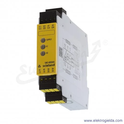 Przekaźnik bezpieczeństwa R1.188.3610.0, SNO4083KM-C, 115-230VAC, 1,5s Przekaźnik bezpieczeństwa R1.188.3610.0, SNO4083KM-C, 115-230VAC, 1,5s