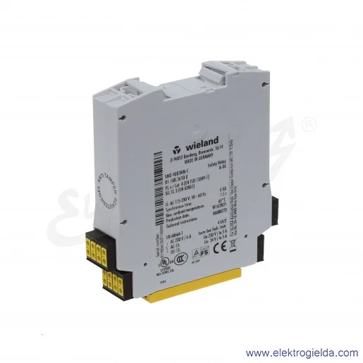 Przekaźnik bezpieczeństwa R1.188.3610.0, SNO4083KM-C, 115-230VAC, 1,5s Przekaźnik bezpieczeństwa R1.188.3610.0, SNO4083KM-C, 115-230VAC, 1,5s