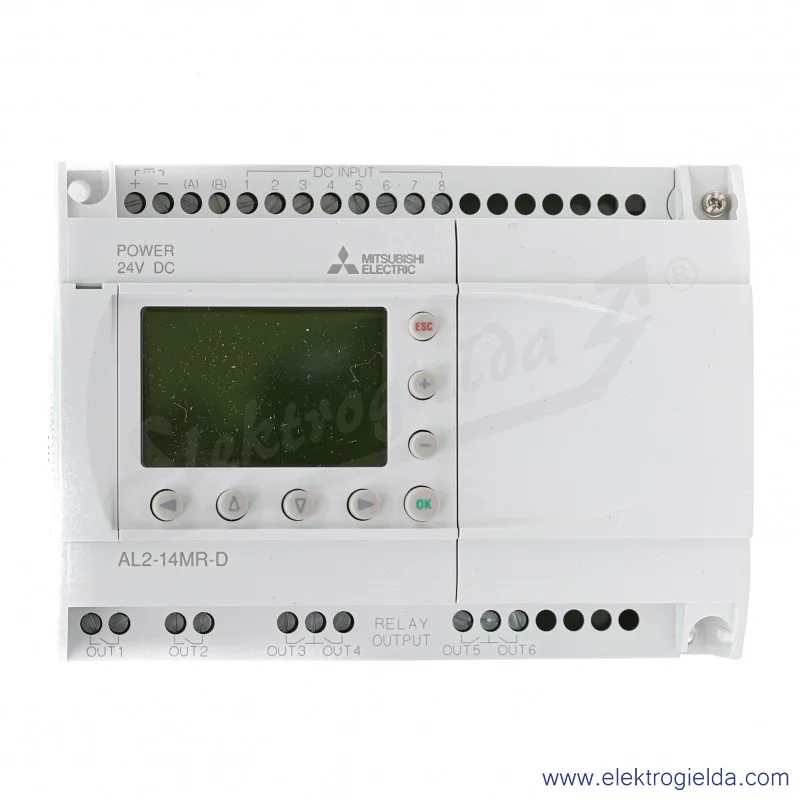 Sterownik PLC 215073 AL2-14MR-D ALPHA 8 wejść 6 wyjść Sterownik PLC 215073 AL2-14MR-D ALPHA 8 wejść 6 wyjść