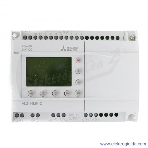 Sterownik PLC 215073 AL2-14MR-D ALPHA 8 wejść 6 wyjść Sterownik PLC 215073 AL2-14MR-D ALPHA 8 wejść 6 wyjść