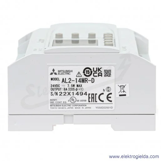 Sterownik PLC 215073 AL2-14MR-D ALPHA 8 wejść 6 wyjść Sterownik PLC 215073 AL2-14MR-D ALPHA 8 wejść 6 wyjść