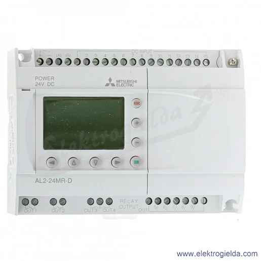 Sterownik PLC 215075, AL2-24MR-D ALPHA, 24VDC 15 wejść 9 wyjść Sterownik PLC 215075, AL2-24MR-D ALPHA, 24VDC 15 wejść 9 wyjść