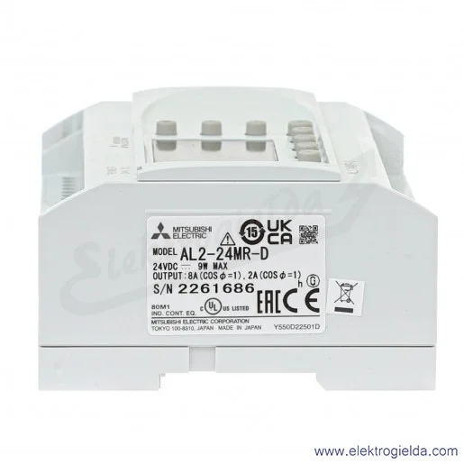 Sterownik PLC 215075, AL2-24MR-D ALPHA, 24VDC 15 wejść 9 wyjść Sterownik PLC 215075, AL2-24MR-D ALPHA, 24VDC 15 wejść 9 wyjść
