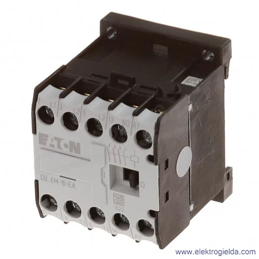 Stycznik DILEM-10-EA(230V50HZ,240V60HZ) 3P+1NO 4kW 9A Us 230VAC Stycznik DILEM-10-EA(230V50HZ,240V60HZ) 3P+1NO 4kW 9A Us 230VAC