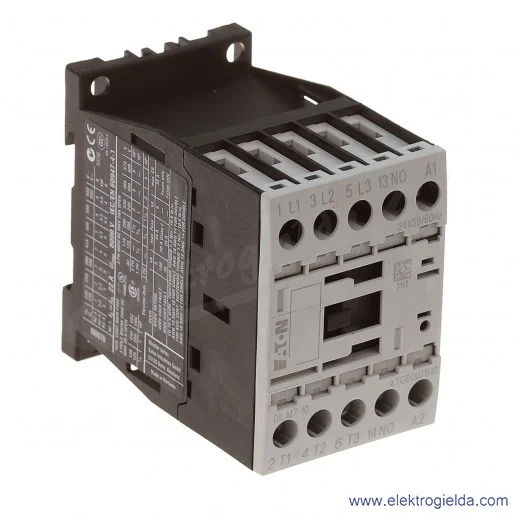 Stycznik DILM7-10(24V50/60HZ) 3P+1NO 3kW 7A Us 24VAC Stycznik DILM7-10(24V50/60HZ) 3P+1NO 3kW 7A Us 24VAC