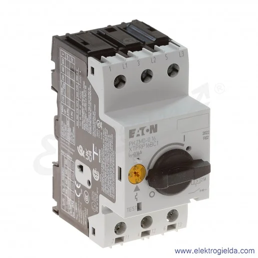 Wyłącznik silnikowy PKZM0-0,16A 3P 0,03 kW 0,1-0,16A Wyłącznik silnikowy PKZM0-0,16A 3P 0,03 kW 0,1-0,16A