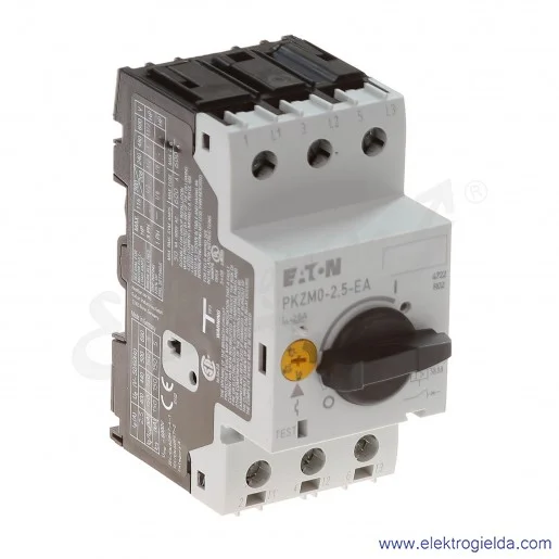 Wyłącznik silnikowy PKZM0-2,5-EA 3P 0,75kW 1,6-2,5A Wyłącznik silnikowy PKZM0-2,5-EA 3P 0,75kW 1,6-2,5A