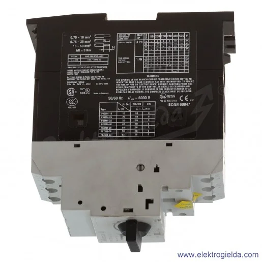 Wyłącznik silnikowy PKZM4-16 3P 7,5kW 10-16A Wyłącznik silnikowy PKZM4-16 3P 7,5kW 10-16A