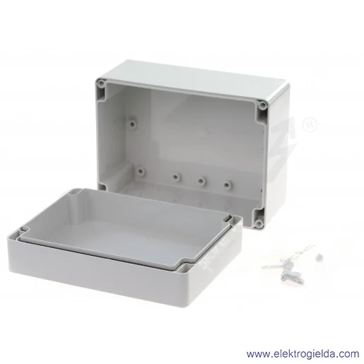 Obudowa AB 121609 120x160x90 pokrywa szara IP66/IP67 Obudowa AB 121609 120x160x90 pokrywa szara IP66/IP67