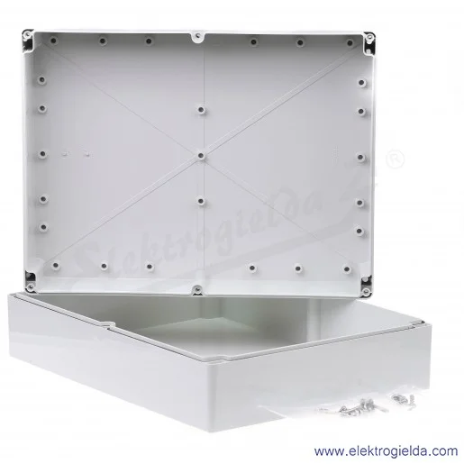 Obudowa AB 233011 230x300x100 pokrywa szara IP66/IP67 Obudowa AB 233011 230x300x100 pokrywa szara IP66/IP67