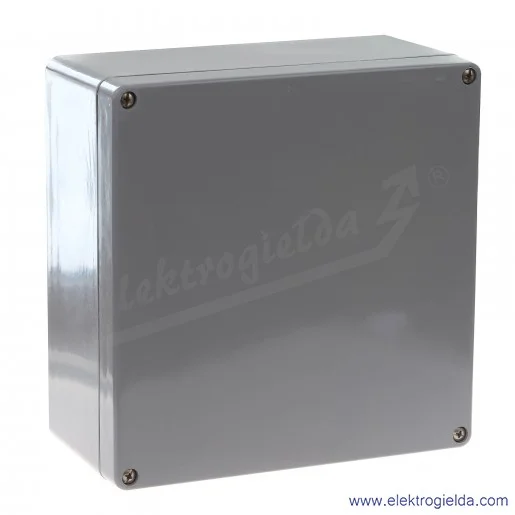 Obudowa P 252612 250x255x120, pokrywa szara, IP 67 Obudowa P 252612 250x255x120, pokrywa szara, IP 67