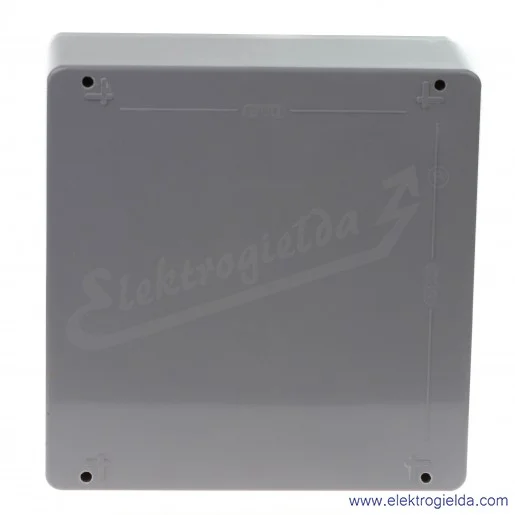 Obudowa P 252612 250x255x120, pokrywa szara, IP 67 Obudowa P 252612 250x255x120, pokrywa szara, IP 67