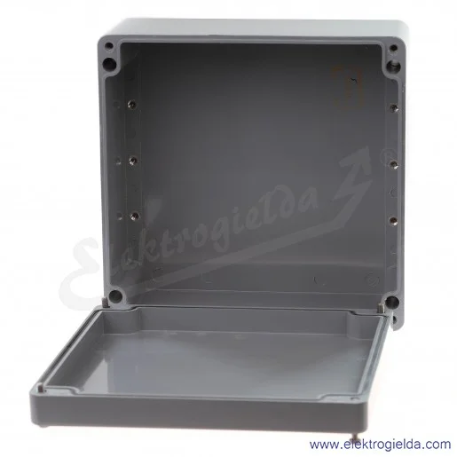 Obudowa P 252612 250x255x120, pokrywa szara, IP 67 Obudowa P 252612 250x255x120, pokrywa szara, IP 67