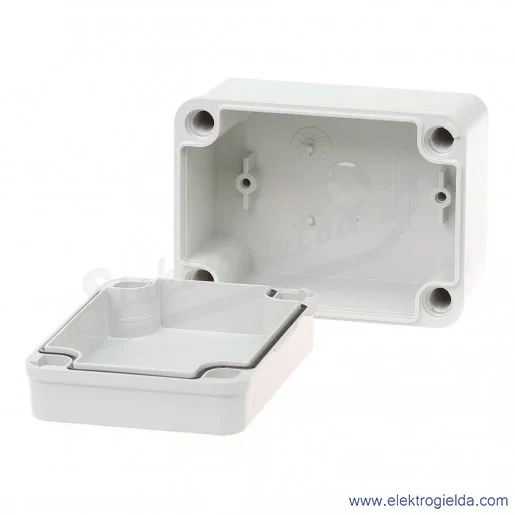 Obudowa ABS B 65 G 110x80x65 pokrywa szara Obudowa ABS B 65 G 110x80x65 pokrywa szara