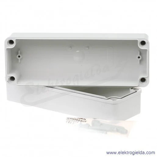 Obudowa ABS F 85 G 230x80x85 pokrywa szara Obudowa ABS F 85 G 230x80x85 pokrywa szara