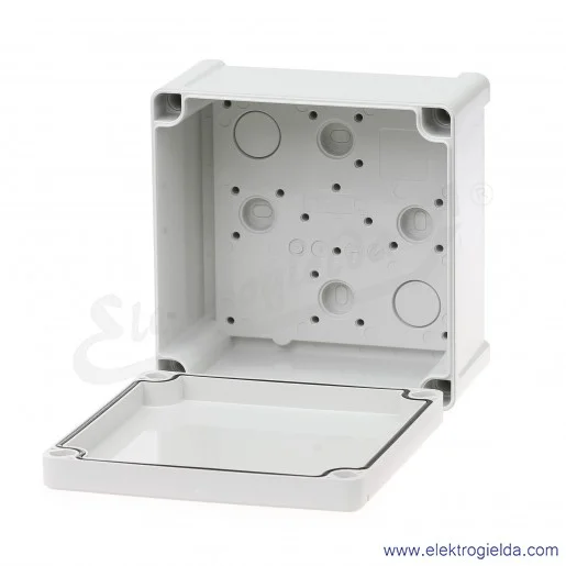 Obudowa TA131308 130x130x75 pokrywa szara IP65 Obudowa TA131308 130x130x75 pokrywa szara IP65