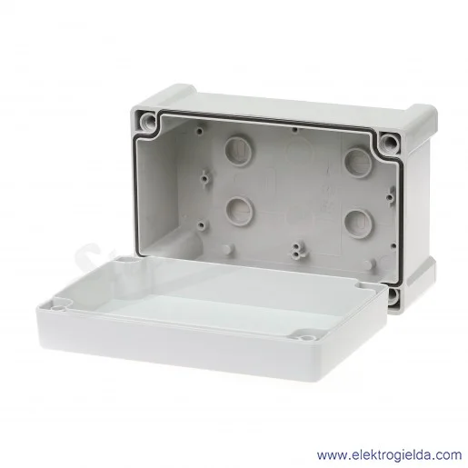 Obudowa TA191209 187x122x90 pokrywa szara IP65 Obudowa TA191209 187x122x90 pokrywa szara IP65