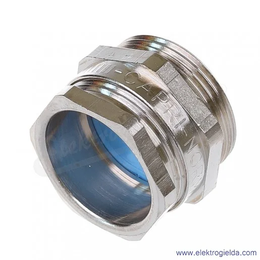 Dławnica mosiężna E03DK-03010100601, MDW 21, do przewodów 13.5-19mm, PG21, pod klucz 28 Dławnica mosiężna E03DK-03010100601, MDW 21, do przewodów 13.5-19mm, PG21, pod klucz 28