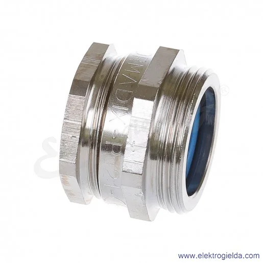 Dławnica mosiężna E03DK-03010100601, MDW 21, do przewodów 13.5-19mm, PG21, pod klucz 28 Dławnica mosiężna E03DK-03010100601, MDW 21, do przewodów 13.5-19mm, PG21, pod klucz 28