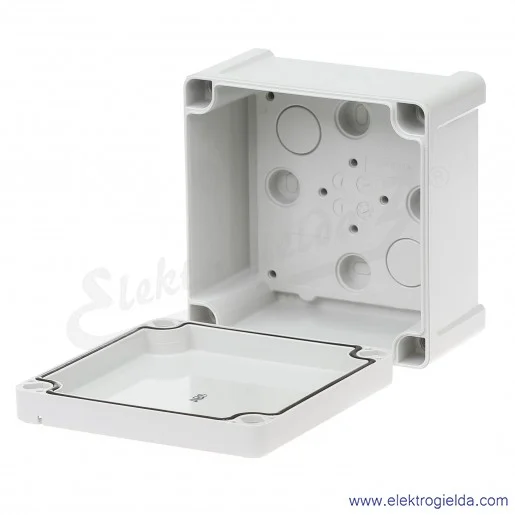 Obudowa TA111107 110x110x65 pokrywa szara IP65 Obudowa TA111107 110x110x65 pokrywa szara IP65