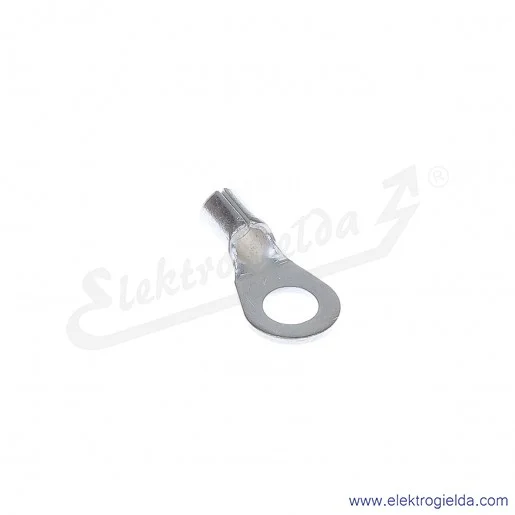 Końcówka oczkowa 2,5/3,5 wykonana z blachy miedzianej cynowanej galwanicznie Końcówka oczkowa 2,5/3,5 wykonana z blachy miedzianej cynowanej galwanicznie