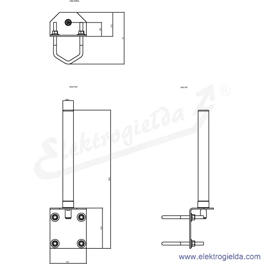 Rysunek wymiarowy Rysunek wymiarowy