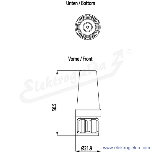 Rysunek wymiarowy Rysunek wymiarowy