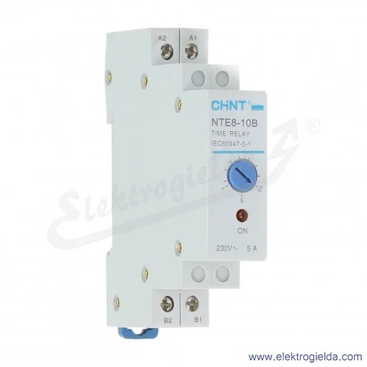 Przekaźnik czasowy 153404, NTE8 B, 0.1-10S, 230VAC, opóźnione załączenie Przekaźnik czasowy 153404, NTE8 B, 0.1-10S, 230VAC, opóźnione załączenie