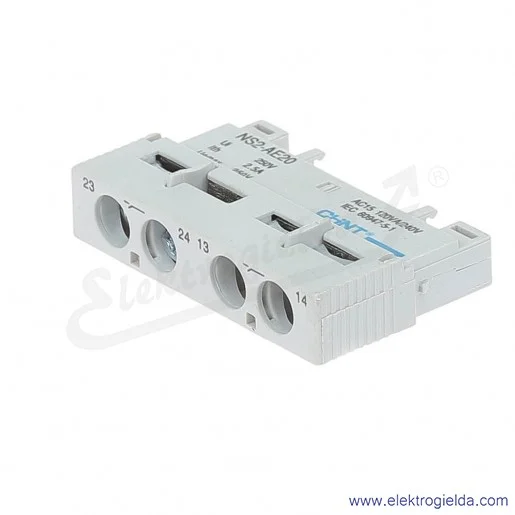 Styki pomocnicze 511631, NS2-AE20, do wyłączników silnikowych Styki pomocnicze 511631, NS2-AE20, do wyłączników silnikowych