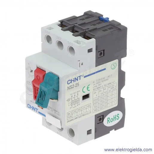 Wyłącznik silnikowy 981827, NS2-25 0.25-0.4A Wyłącznik silnikowy 981827, NS2-25 0.25-0.4A