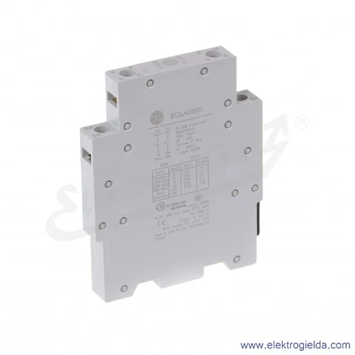 Blok styków pomocniczych ECLA220S boczne 2NO Blok styków pomocniczych ECLA220S boczne 2NO