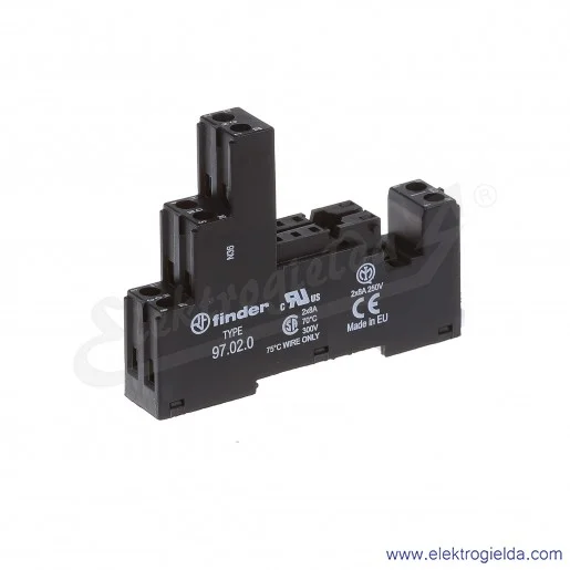 97.02.0 SPA Gniazdo do przekaźników 46.52 97.02.0 SPA Gniazdo do przekaźników 46.52