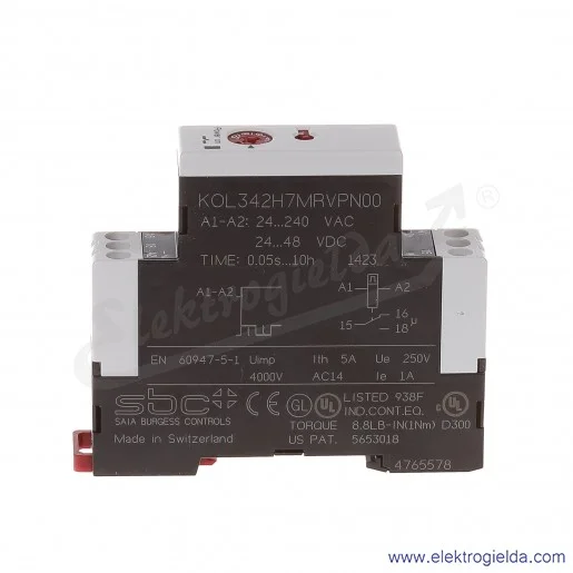 Przekaźnik czasowy KOL342 H7MRVPN00, impulsator (generator) symetryczny Przekaźnik czasowy KOL342 H7MRVPN00, impulsator (generator) symetryczny