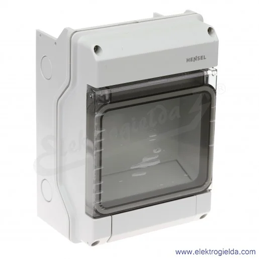 Rozdzielnica KV 1506 natynkowa, 1x6 modułów, IP 54, z zaciskami bezśrubowymi Fixconnect Rozdzielnica KV 1506 natynkowa, 1x6 modułów, IP 54, z zaciskami bezśrubowymi Fixconnect