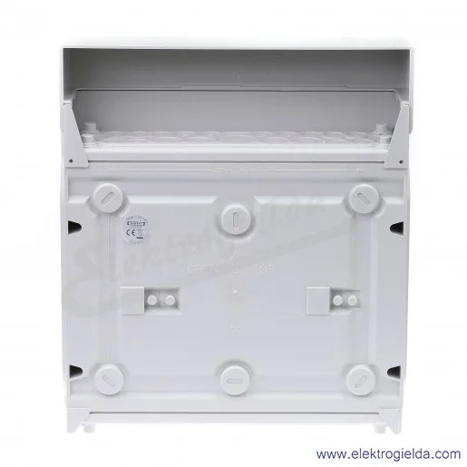 Rozdzielnica KV 1512 natynkowa, 1x12 modułów, IP 54, z zaciskami bezśrubowymi Fixconnect Rozdzielnica KV 1512 natynkowa, 1x12 modułów, IP 54, z zaciskami bezśrubowymi Fixconnect