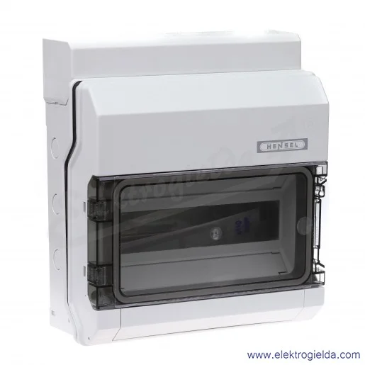 Rozdzielnica KV 9112 Z natynkowa, 1x12 modułów, IP 65, z zaciskami bezśrubowymi Fixconnect Rozdzielnica KV 9112 Z natynkowa, 1x12 modułów, IP 65, z zaciskami bezśrubowymi Fixconnect