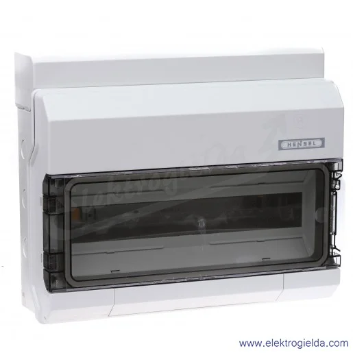 Rozdzielnica KV 9118 natynkowa, 1x18 modułów, IP 65, z zaciskami bezśrubowymi Fixconnect Rozdzielnica KV 9118 natynkowa, 1x18 modułów, IP 65, z zaciskami bezśrubowymi Fixconnect