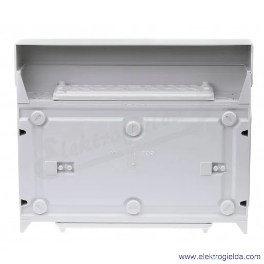 Rozdzielnica KV 9118 natynkowa, 1x18 modułów, IP 65, z zaciskami bezśrubowymi Fixconnect Rozdzielnica KV 9118 natynkowa, 1x18 modułów, IP 65, z zaciskami bezśrubowymi Fixconnect