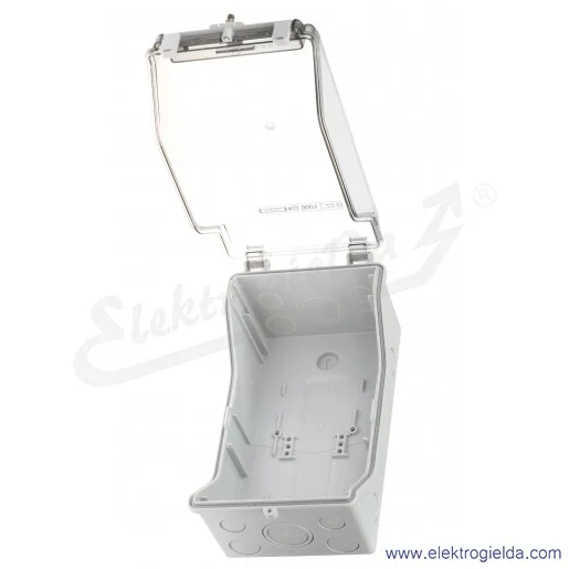 Obudowa pusta KG 9001 przezroczysta, IP 66 przy zast. dławnic AKM, 136x253x115 Obudowa pusta KG 9001 przezroczysta, IP 66 przy zast. dławnic AKM, 136x253x115