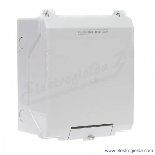 Obudowa pusta KG 9003 IN nieprzezroczysta, IP 66 przy zast. dławnic AKM, 217x253x115 Obudowa pusta KG 9003 IN nieprzezroczysta, IP 66 przy zast. dławnic AKM, 217x253x115