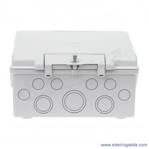 Obudowa pusta KG 9003 IN nieprzezroczysta, IP 66 przy zast. dławnic AKM, 217x253x115 Obudowa pusta KG 9003 IN nieprzezroczysta, IP 66 przy zast. dławnic AKM, 217x253x115