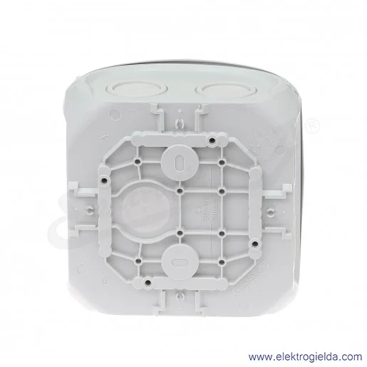 Puszka odgałęźna DK 0600 GZ szara, IP 66, 130x130x77 mm, z dławnicami membranowymi, bez zacisków Puszka odgałęźna DK 0600 GZ szara, IP 66, 130x130x77 mm, z dławnicami membranowymi, bez zacisków