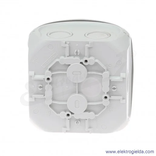 Puszka odgałęźna DK 0402 GZ szara, IP 66 104x104x70mm, z dławnicami membranowymi, zaciskami 5x2,5mm2 Puszka odgałęźna DK 0402 GZ szara, IP 66 104x104x70mm, z dławnicami membranowymi, zaciskami 5x2,5mm2