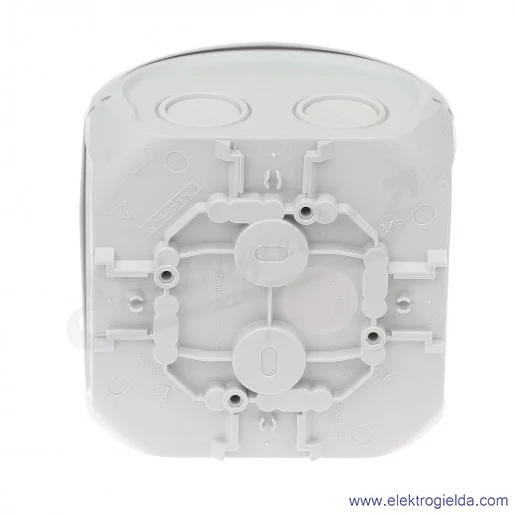 Puszka odgałęźna DK 0404 GZ szara, IP 66, 104x104x70 mm, z dławnicami membranowymi, zaciskami 5x4mm2 Puszka odgałęźna DK 0404 GZ szara, IP 66, 104x104x70 mm, z dławnicami membranowymi, zaciskami 5x4mm2